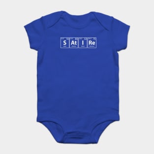 Satire (S-At-I-Re) Periodic Elements Spelling Baby Bodysuit